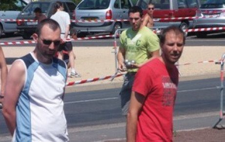 Concours de petanque. 